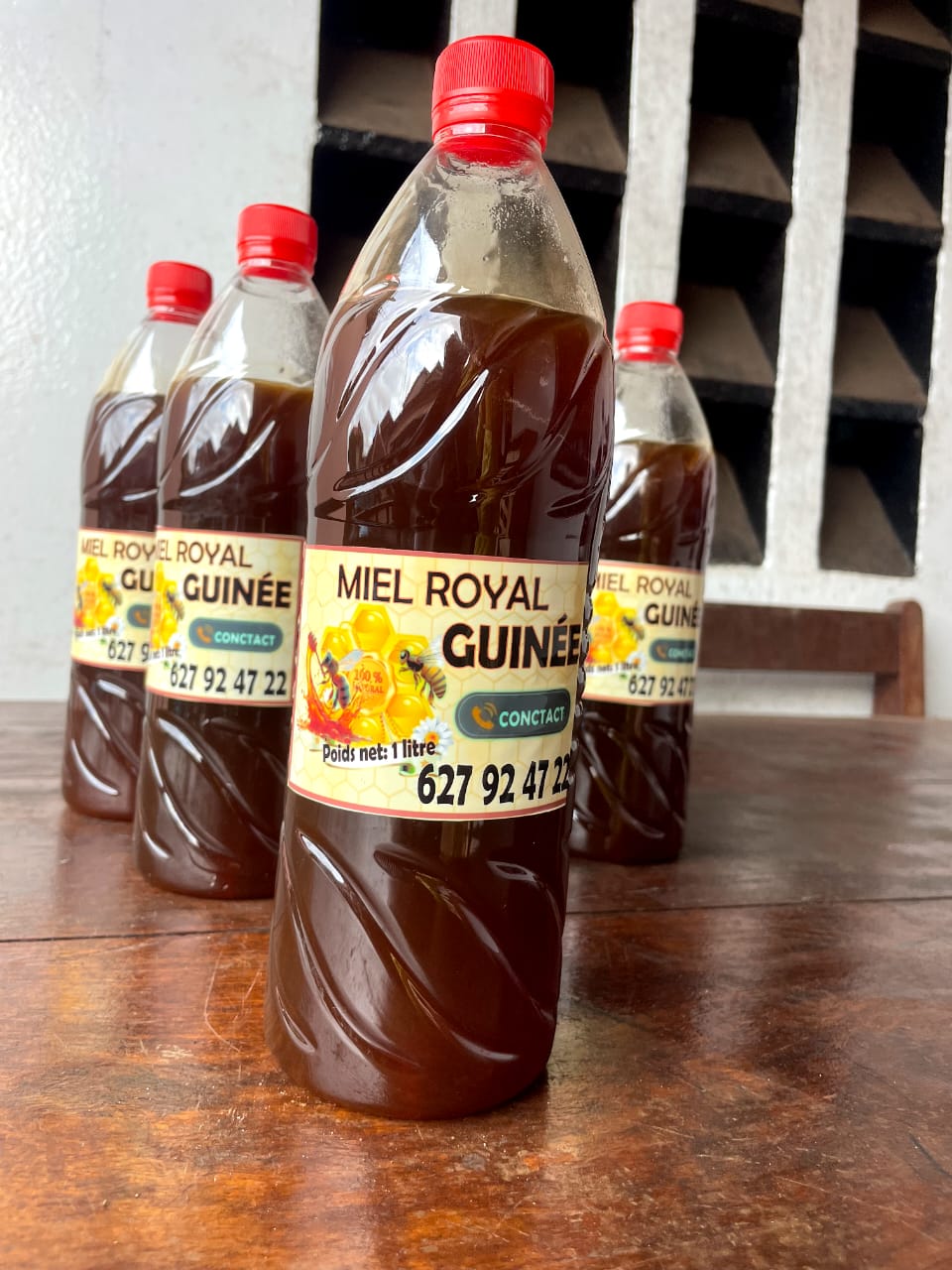 MIEL 🍯 ROYAL DE GUINÉE - 100% PUR ET NATUREL ( Santé, Vitalité et Douceur Authentique, Sans additif )