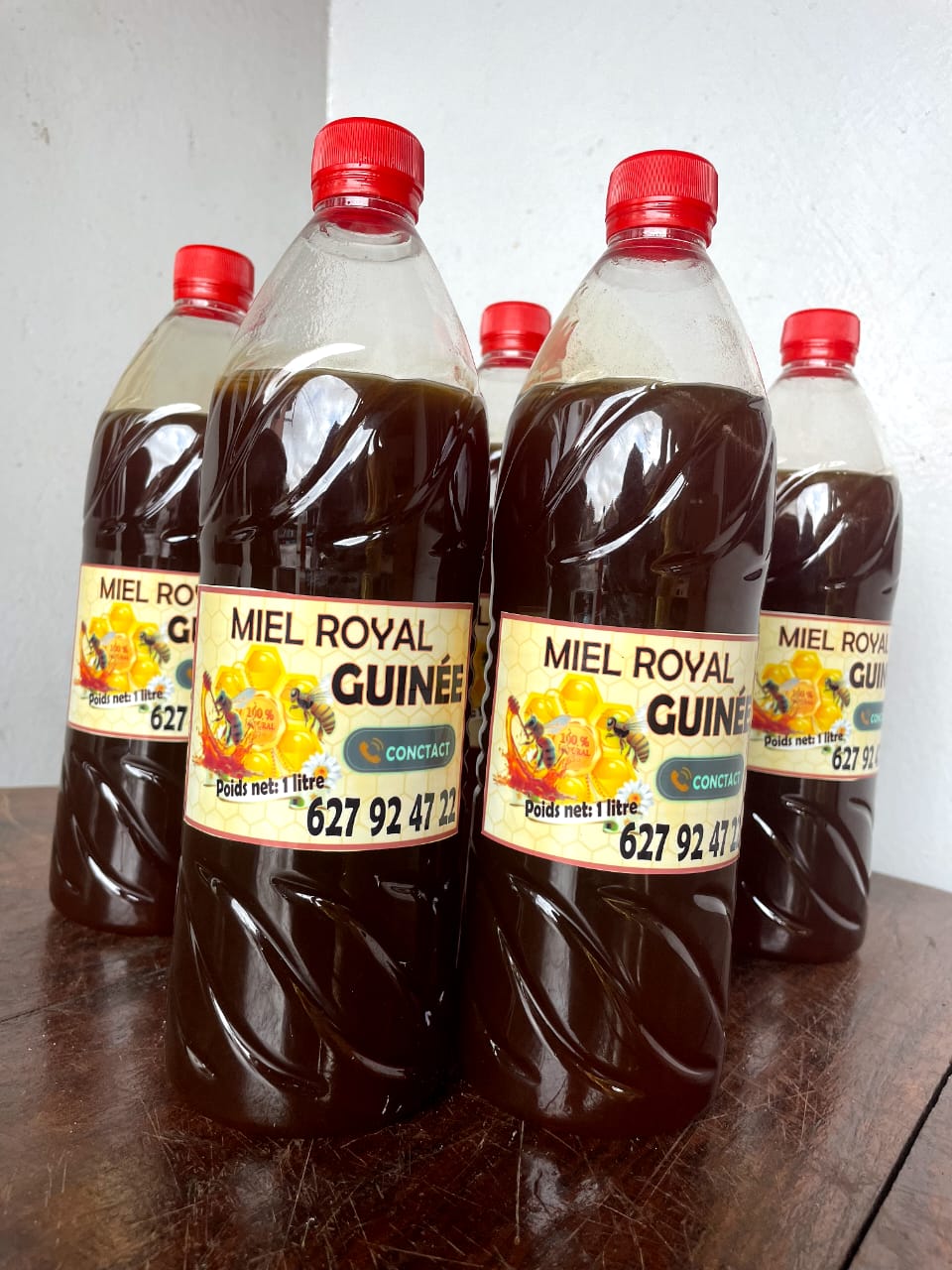 MIEL 🍯 ROYAL DE GUINÉE - 100% PUR ET NATUREL ( Santé, Vitalité et Douceur Authentique, Sans additif )